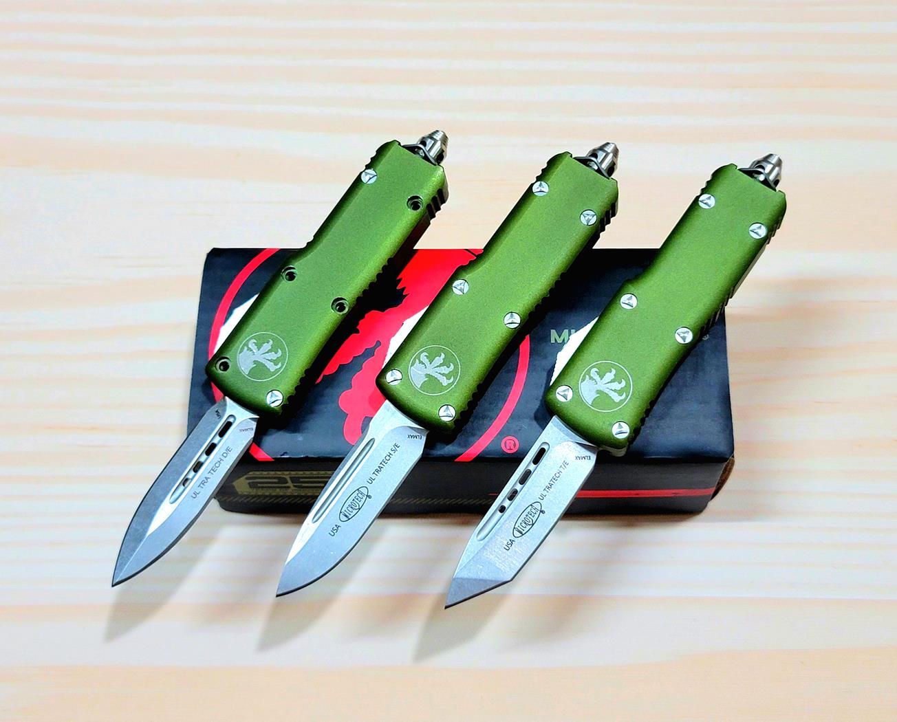 Microtech Ultratech Mini OTF Knife (SV-GR)
