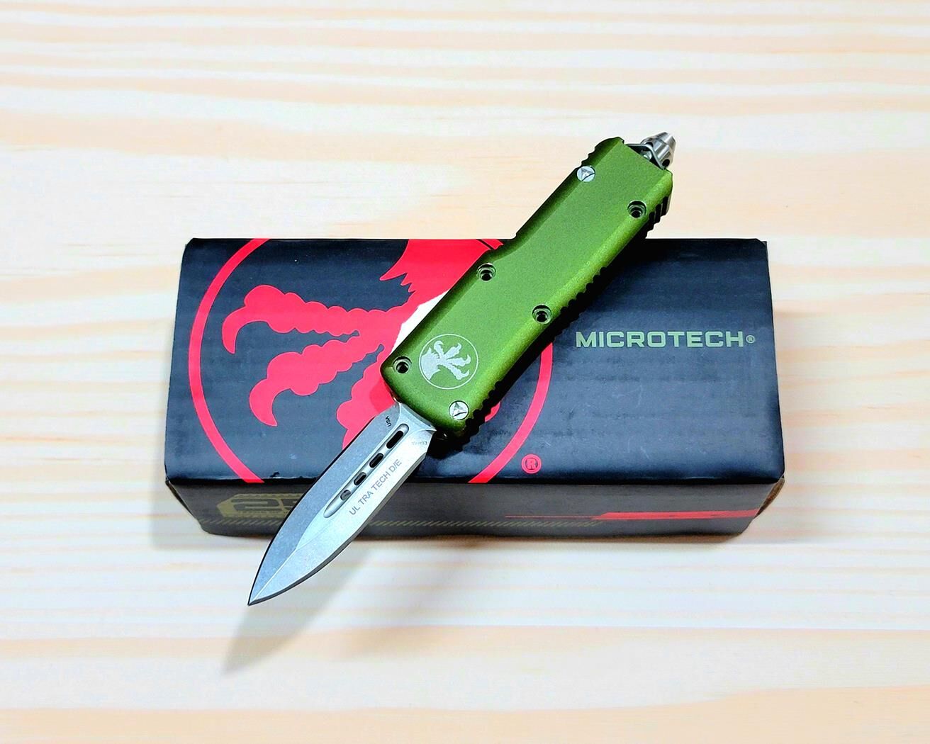 Microtech Ultratech Mini OTF Knife (SV-GR) - Ảnh 6