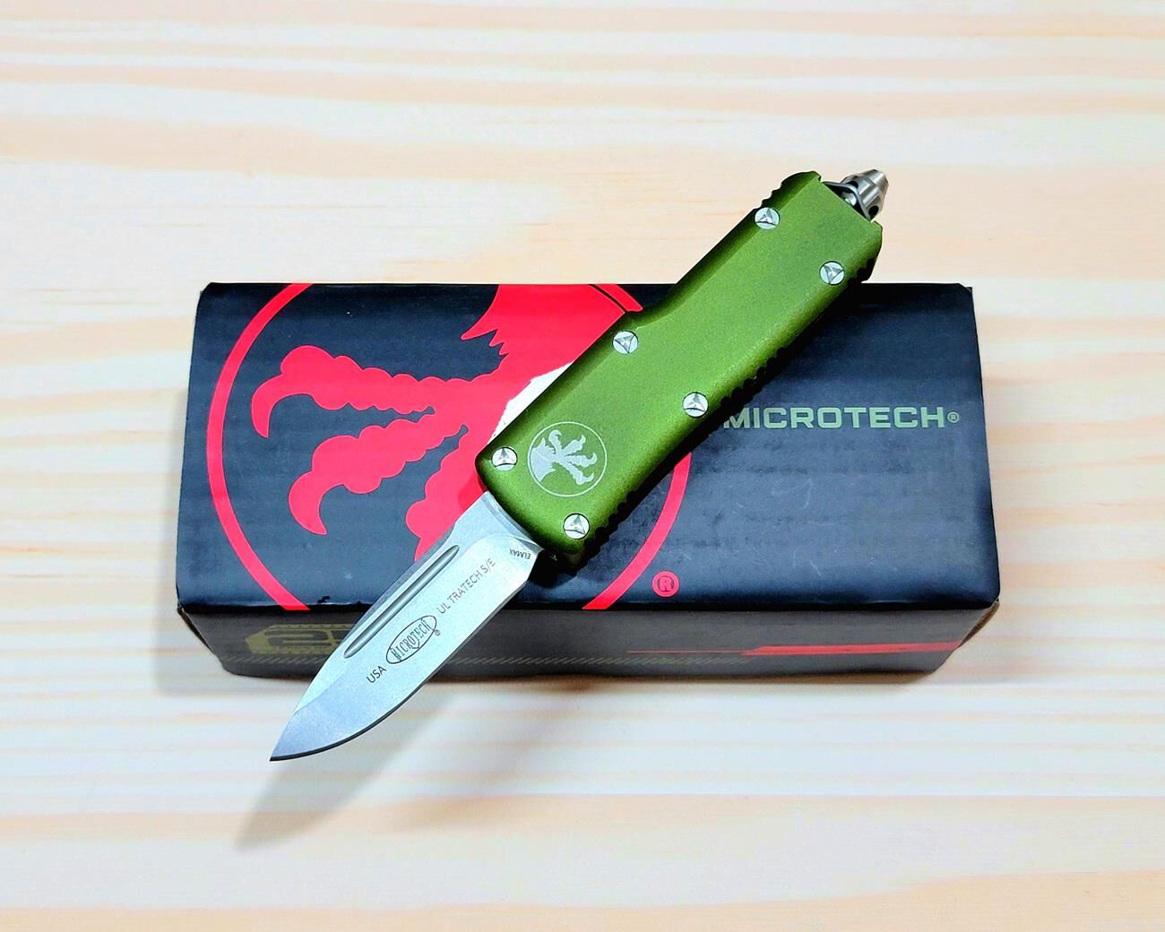 Microtech Ultratech Mini OTF Knife (SV-GR) - Ảnh 8