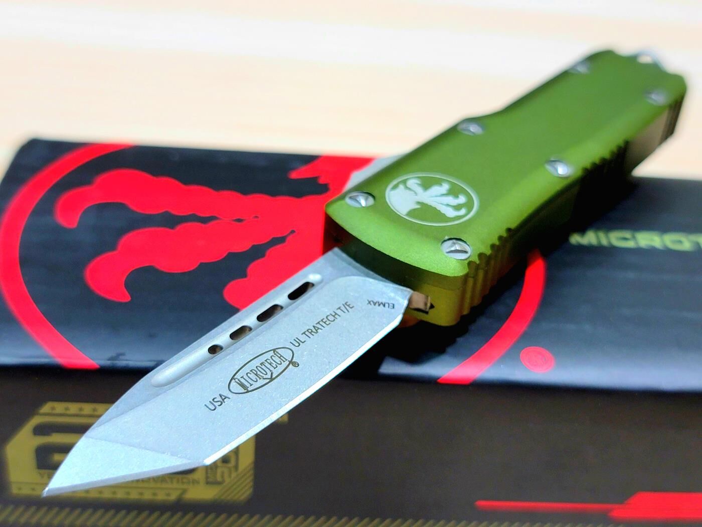 Microtech Ultratech Mini OTF Knife (SV-GR) - Ảnh 11
