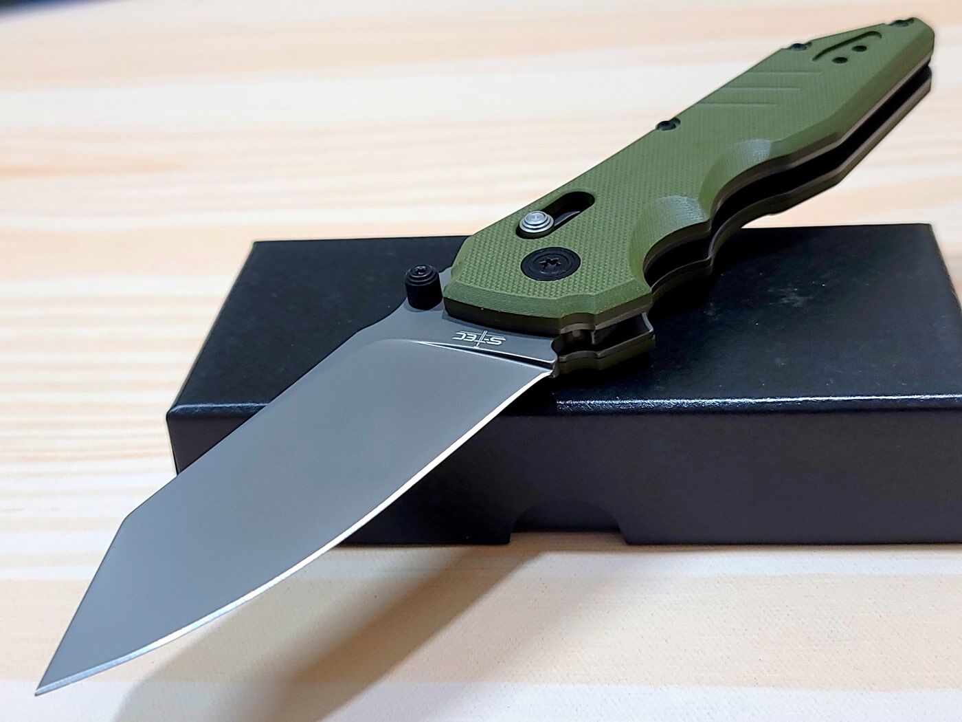 S-TEC Rapid Lock Folding Knife (GY-GR) - Ảnh 4