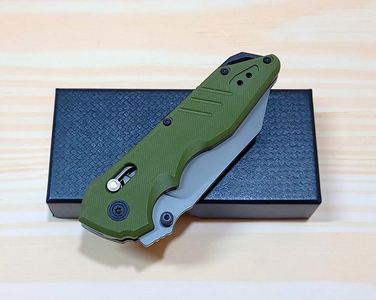 S-TEC Rapid Lock Folding Knife (GY-GR) - Ảnh 5