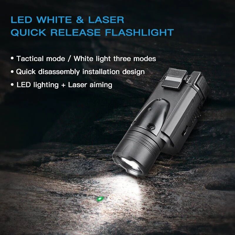 RichFire SFD-060 Pistol Light + Laser (1000Lumen) - Ảnh 9