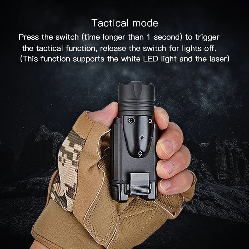 RichFire SFD-060 Pistol Light + Laser (1000Lumen) - Ảnh 10