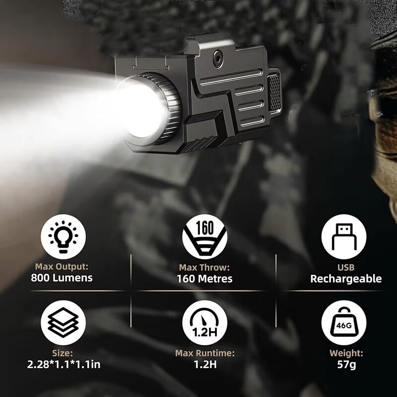 RichFire SFD-109 Pistol Light (800Lumen) - Ảnh 7