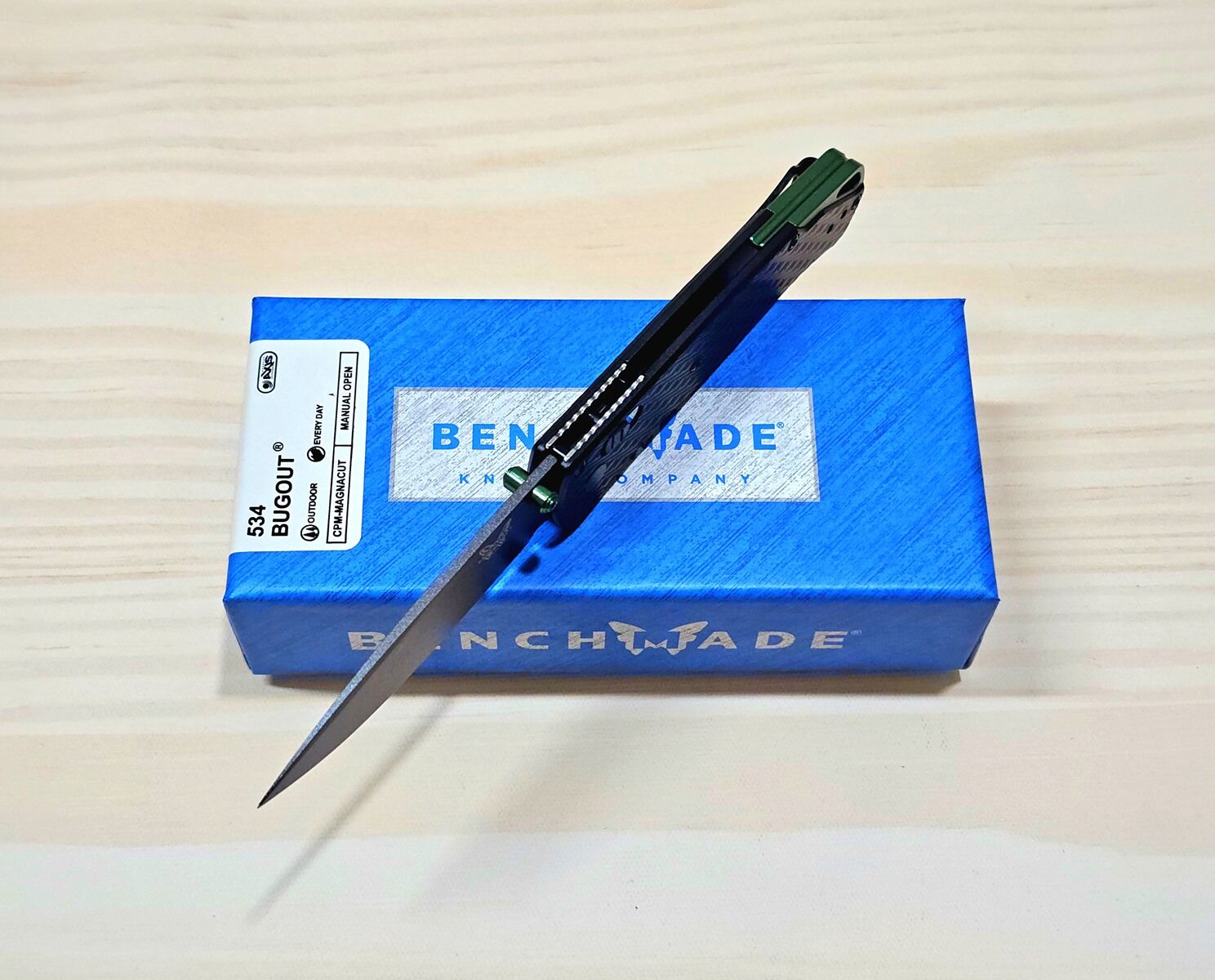 Benchmade 534BK Bugout Vapyr AXIS Folding Knife (BK-BK) - Ảnh 3